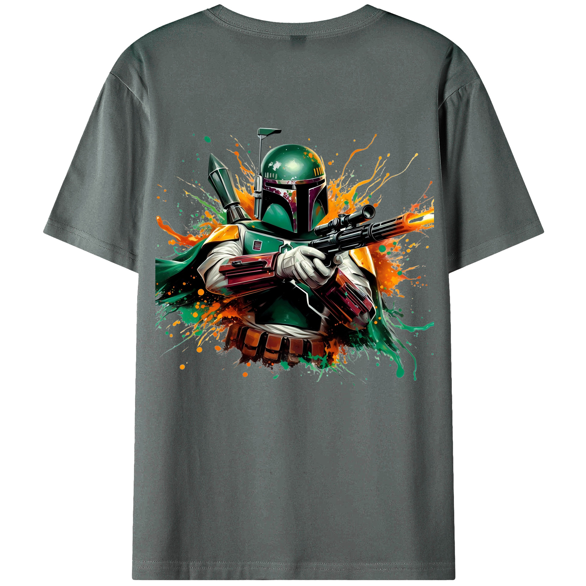 （画像用） スター・ウォーズ Star Wars 綿100％ メンズ半袖Tシャツ（バックプリント） 通気性